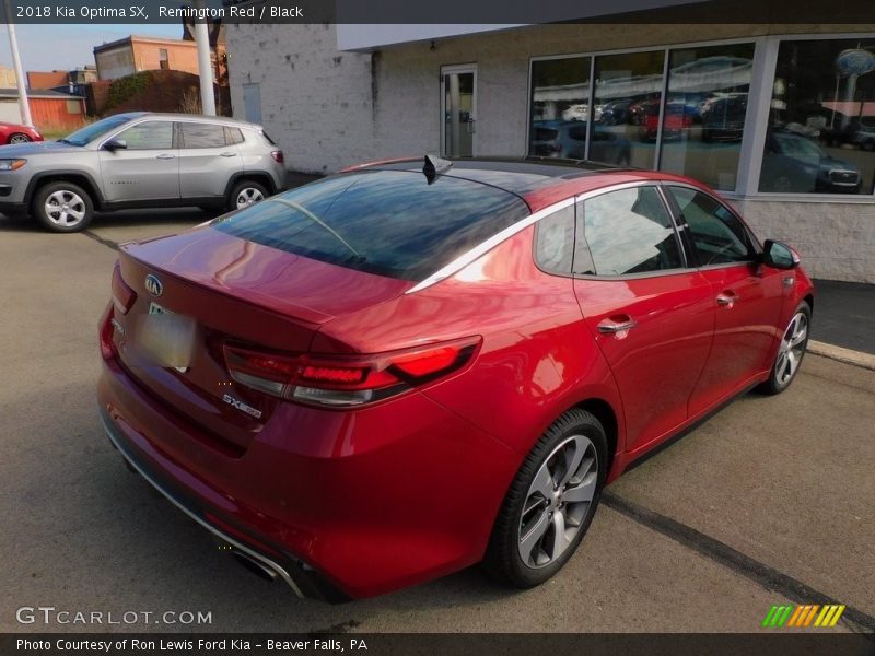 Remington Red / Black 2018 Kia Optima SX