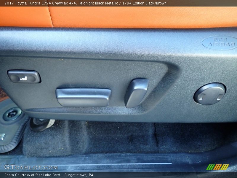 Midnight Black Metallic / 1794 Edition Black/Brown 2017 Toyota Tundra 1794 CrewMax 4x4