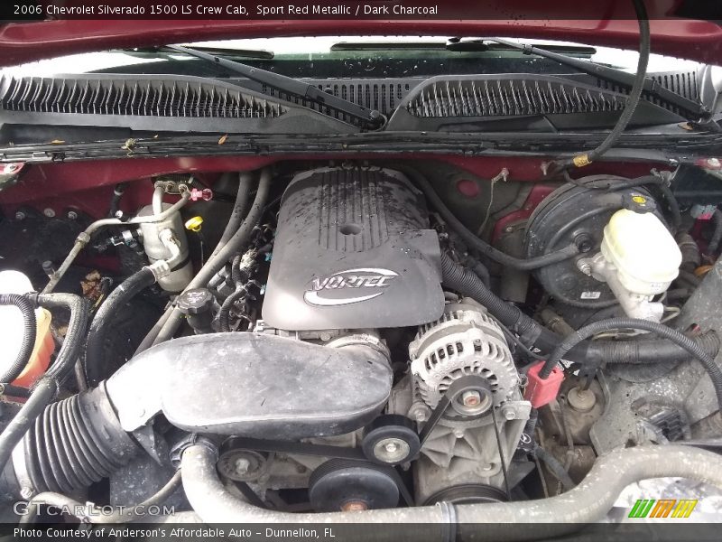 Sport Red Metallic / Dark Charcoal 2006 Chevrolet Silverado 1500 LS Crew Cab