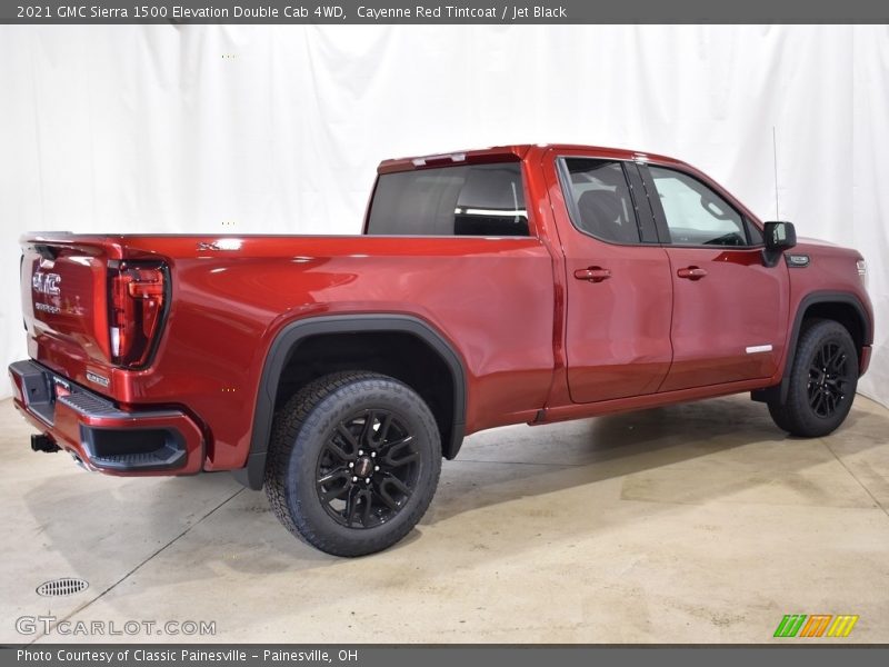 Cayenne Red Tintcoat / Jet Black 2021 GMC Sierra 1500 Elevation Double Cab 4WD