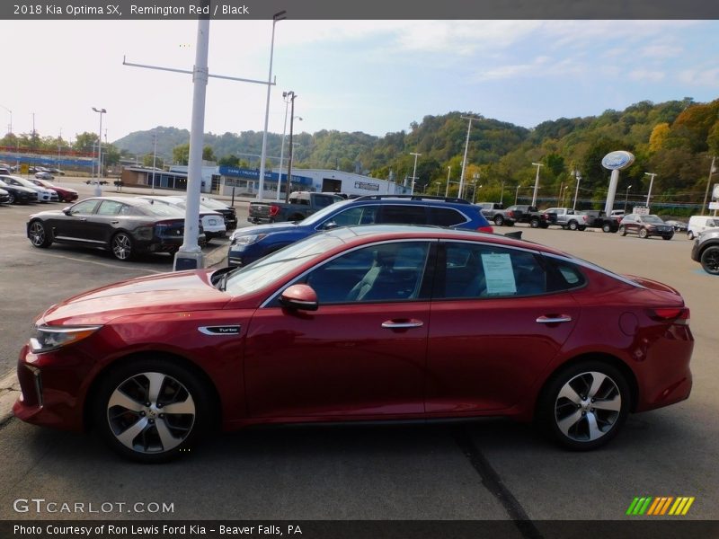  2018 Optima SX Remington Red