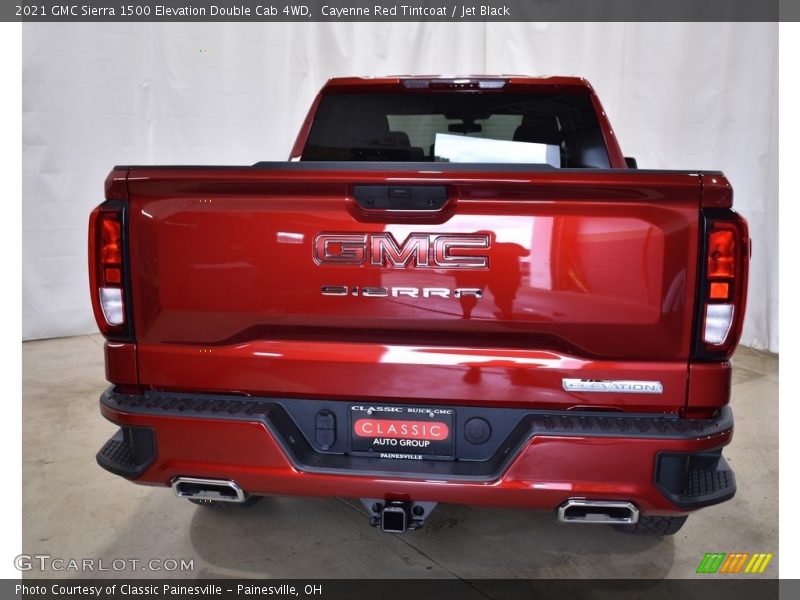 Cayenne Red Tintcoat / Jet Black 2021 GMC Sierra 1500 Elevation Double Cab 4WD