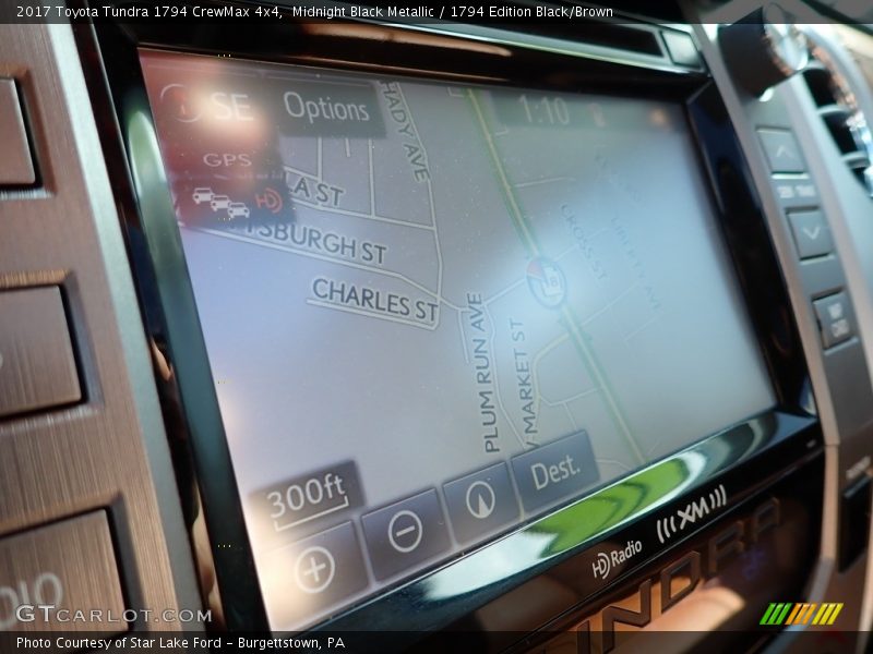 Midnight Black Metallic / 1794 Edition Black/Brown 2017 Toyota Tundra 1794 CrewMax 4x4
