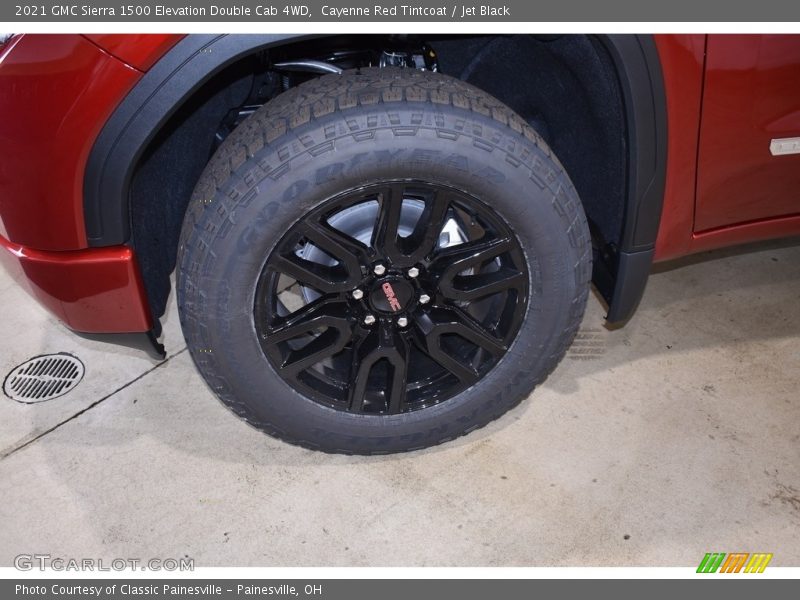 Cayenne Red Tintcoat / Jet Black 2021 GMC Sierra 1500 Elevation Double Cab 4WD