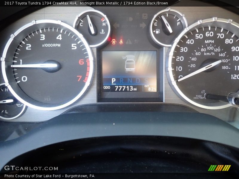 Midnight Black Metallic / 1794 Edition Black/Brown 2017 Toyota Tundra 1794 CrewMax 4x4