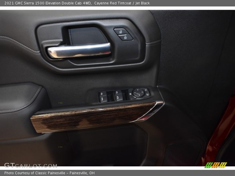 Cayenne Red Tintcoat / Jet Black 2021 GMC Sierra 1500 Elevation Double Cab 4WD