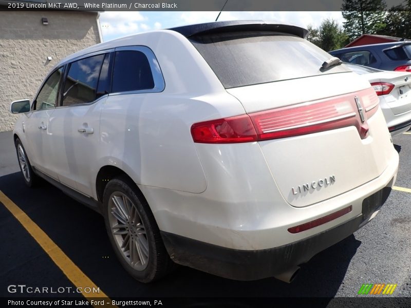 White Platinum / Charcoal Black 2019 Lincoln MKT AWD