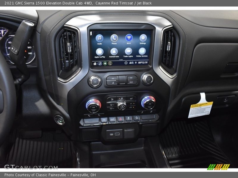 Cayenne Red Tintcoat / Jet Black 2021 GMC Sierra 1500 Elevation Double Cab 4WD