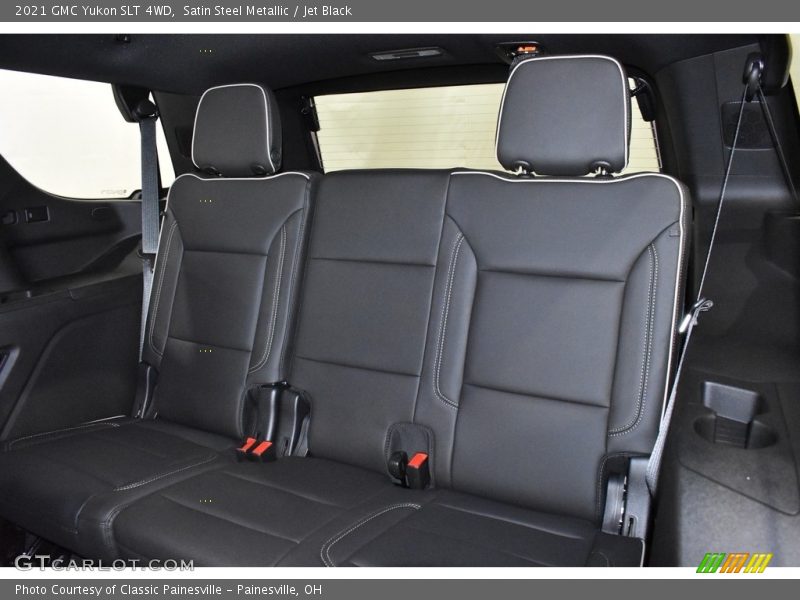 Satin Steel Metallic / Jet Black 2021 GMC Yukon SLT 4WD