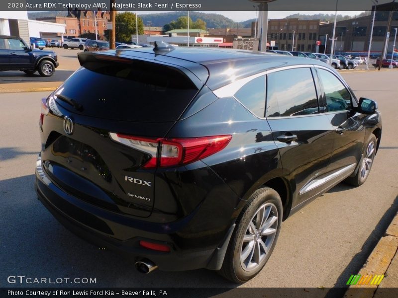 Majestic Black Pearl / Espresso 2020 Acura RDX Technology AWD