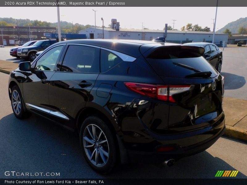 Majestic Black Pearl / Espresso 2020 Acura RDX Technology AWD