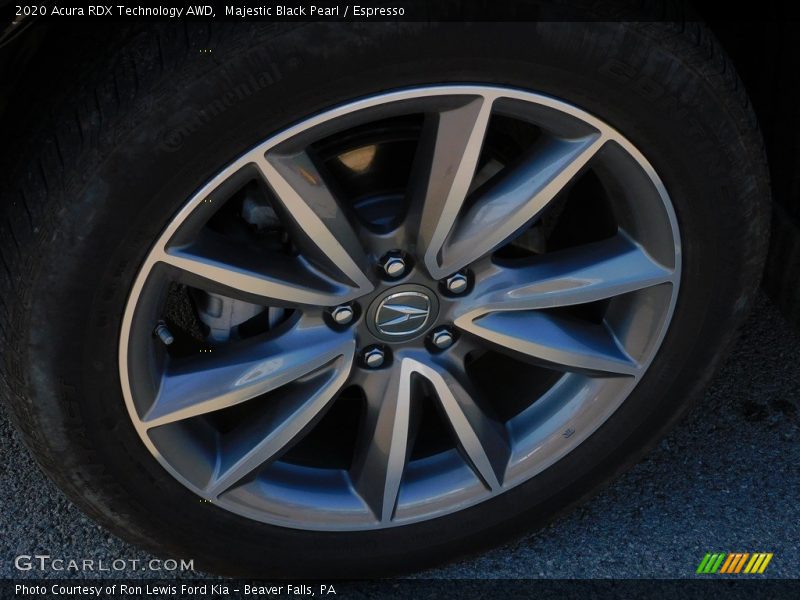 Majestic Black Pearl / Espresso 2020 Acura RDX Technology AWD