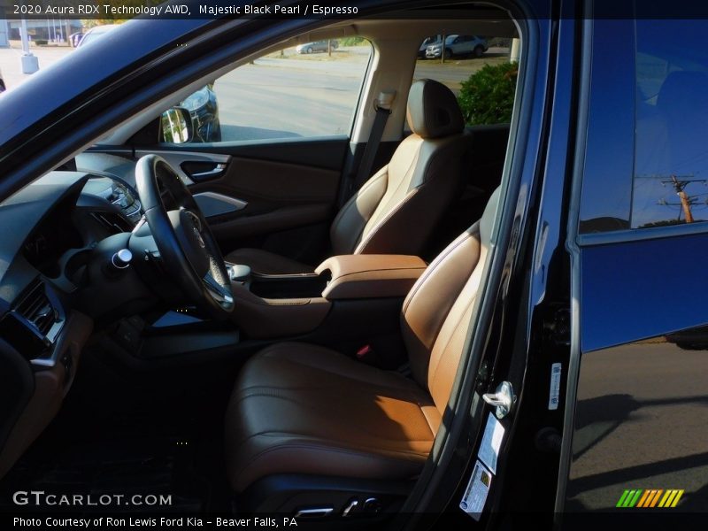 Majestic Black Pearl / Espresso 2020 Acura RDX Technology AWD