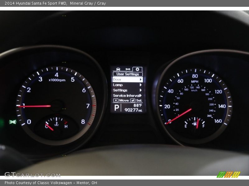 Mineral Gray / Gray 2014 Hyundai Santa Fe Sport FWD