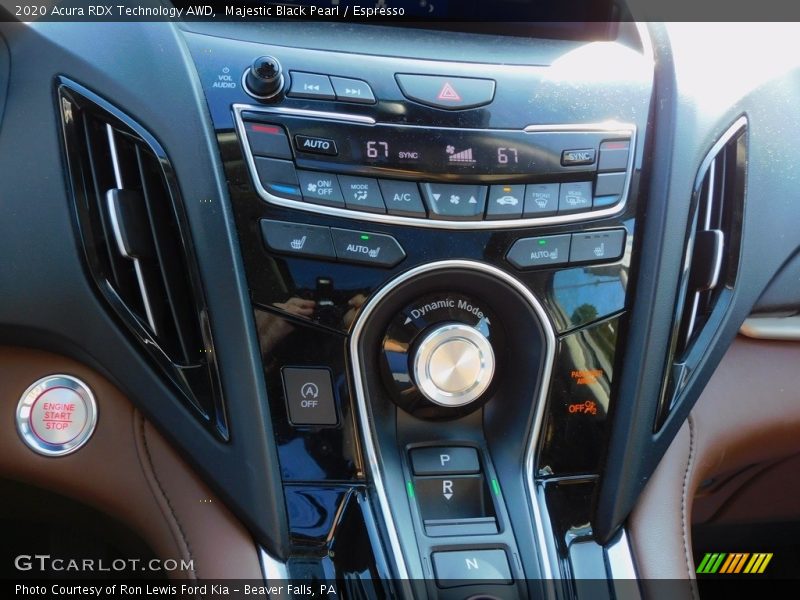 Majestic Black Pearl / Espresso 2020 Acura RDX Technology AWD