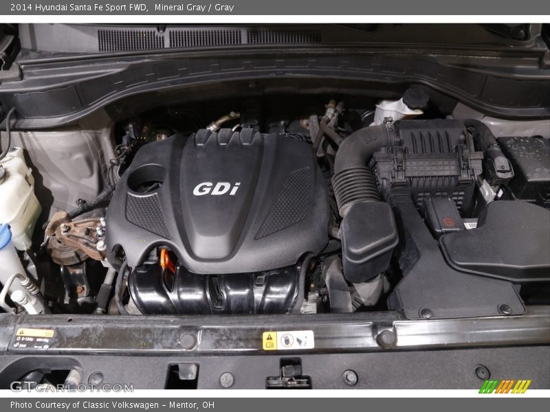 Mineral Gray / Gray 2014 Hyundai Santa Fe Sport FWD
