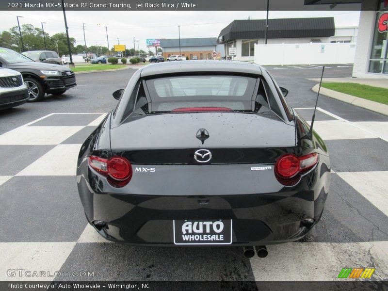 Jet Black Mica / White 2021 Mazda MX-5 Miata RF Grand Touring