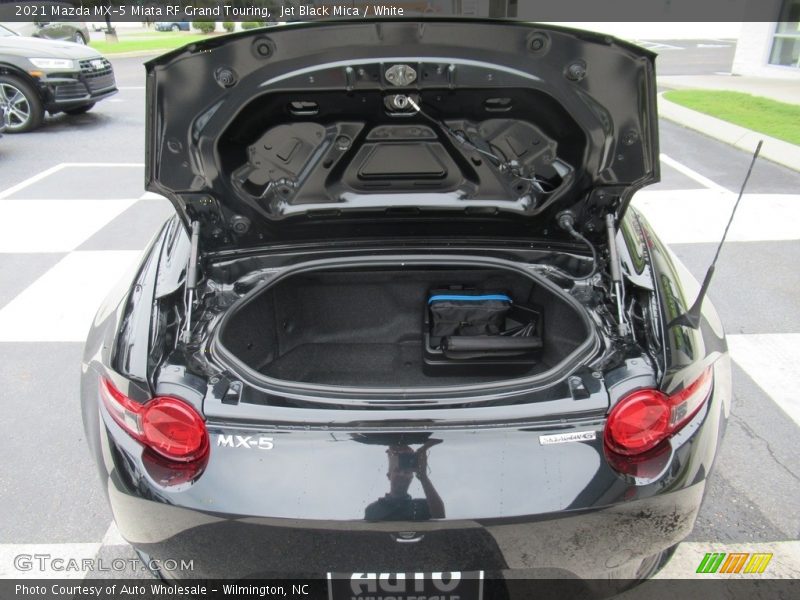 Jet Black Mica / White 2021 Mazda MX-5 Miata RF Grand Touring