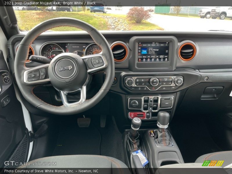 Dashboard of 2021 Gladiator Mojave 4x4