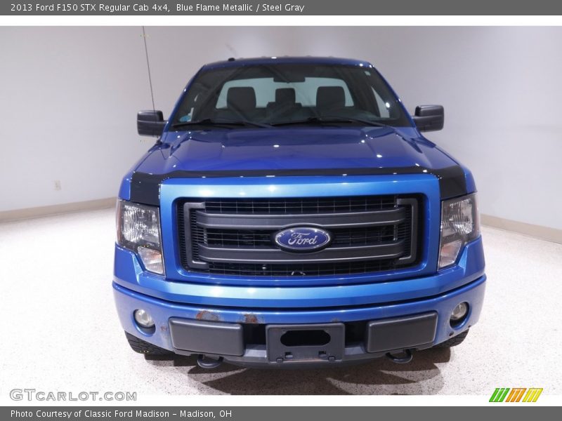 Blue Flame Metallic / Steel Gray 2013 Ford F150 STX Regular Cab 4x4