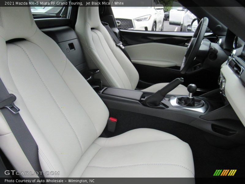  2021 MX-5 Miata RF Grand Touring White Interior