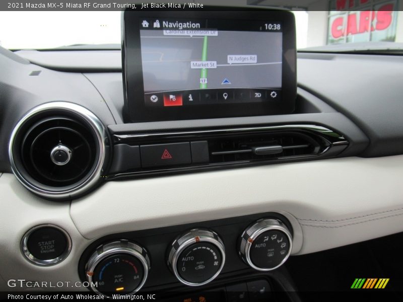 Jet Black Mica / White 2021 Mazda MX-5 Miata RF Grand Touring