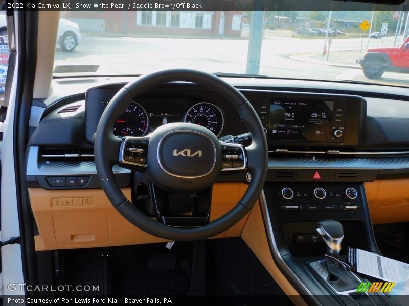 Dashboard of 2022 Carnival LX