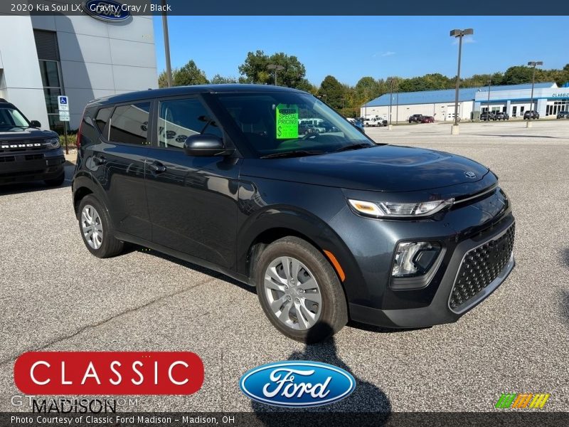Gravity Gray / Black 2020 Kia Soul LX