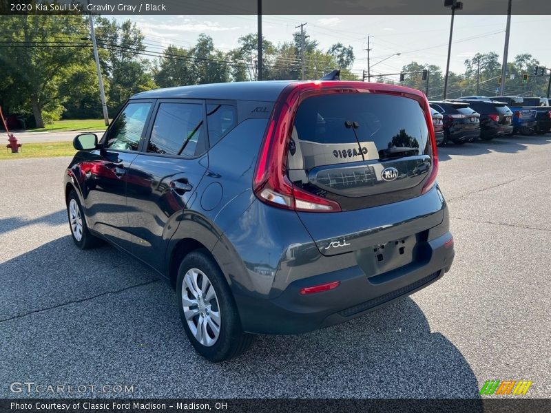 Gravity Gray / Black 2020 Kia Soul LX