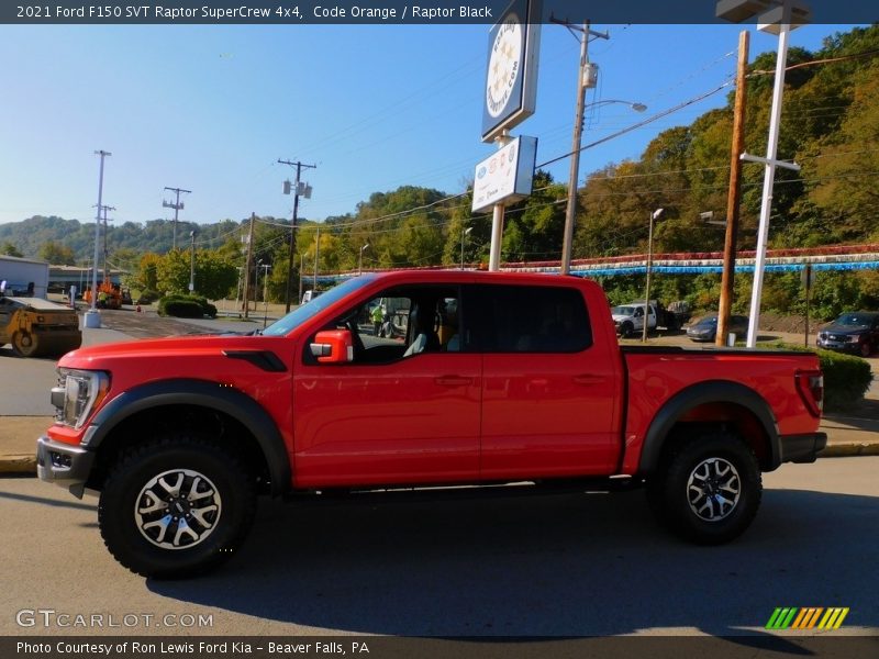  2021 F150 SVT Raptor SuperCrew 4x4 Code Orange