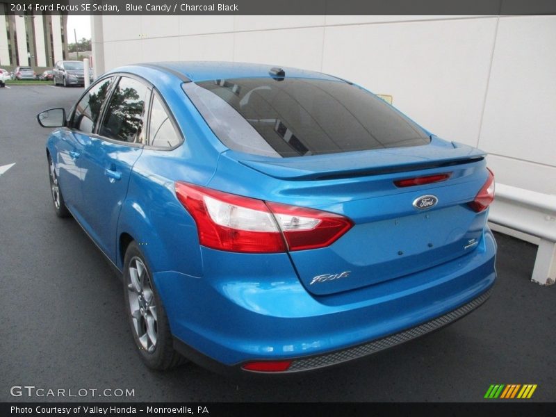 Blue Candy / Charcoal Black 2014 Ford Focus SE Sedan