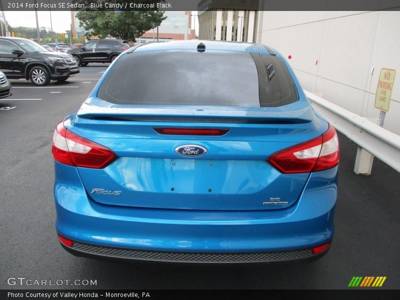 Blue Candy / Charcoal Black 2014 Ford Focus SE Sedan