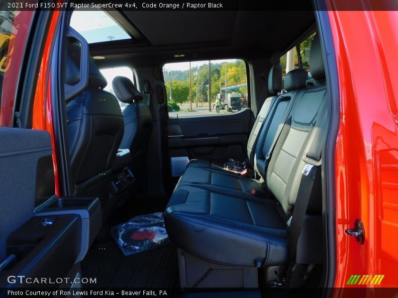 Rear Seat of 2021 F150 SVT Raptor SuperCrew 4x4