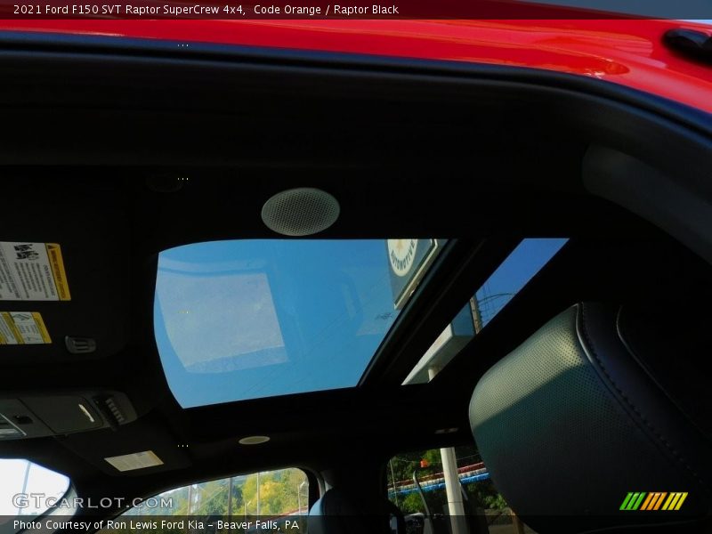 Code Orange / Raptor Black 2021 Ford F150 SVT Raptor SuperCrew 4x4
