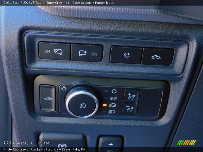 Controls of 2021 F150 SVT Raptor SuperCrew 4x4