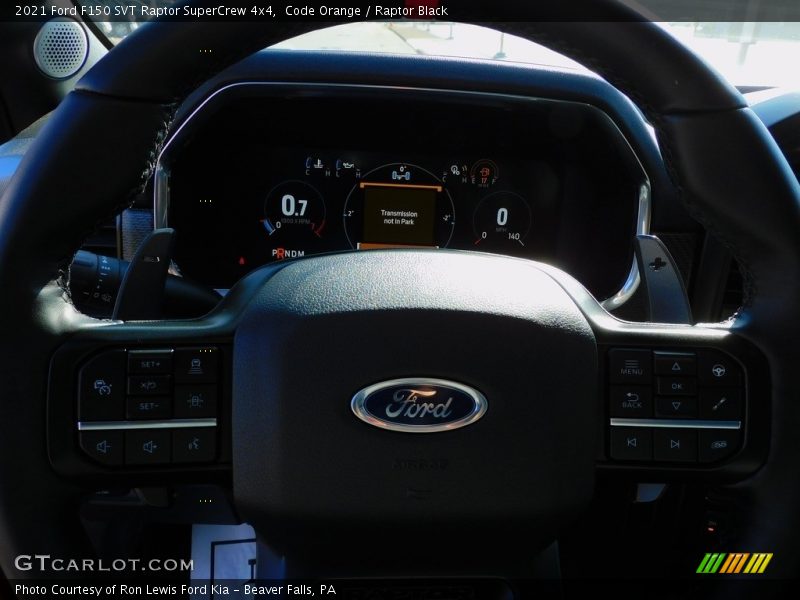 Code Orange / Raptor Black 2021 Ford F150 SVT Raptor SuperCrew 4x4
