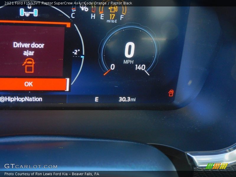 Code Orange / Raptor Black 2021 Ford F150 SVT Raptor SuperCrew 4x4