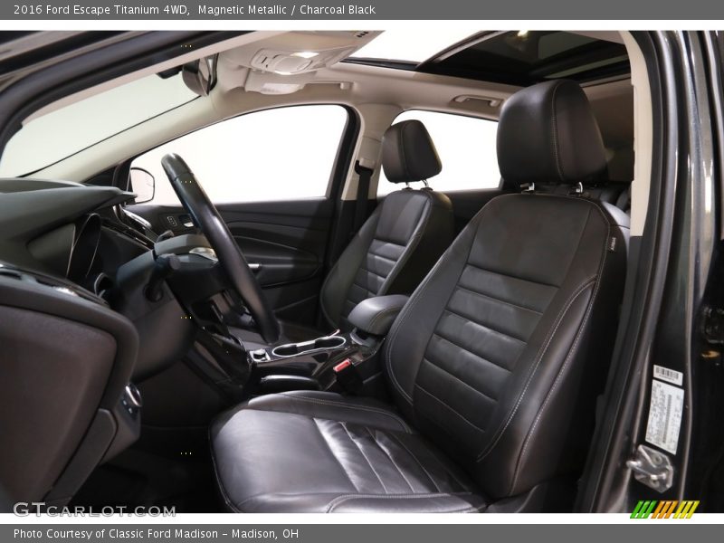Magnetic Metallic / Charcoal Black 2016 Ford Escape Titanium 4WD