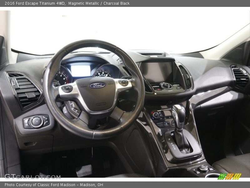 Magnetic Metallic / Charcoal Black 2016 Ford Escape Titanium 4WD