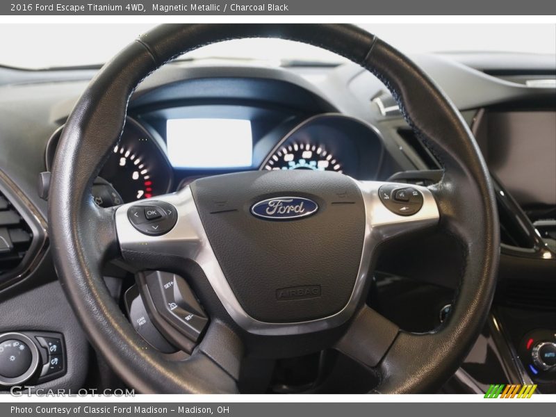 Magnetic Metallic / Charcoal Black 2016 Ford Escape Titanium 4WD