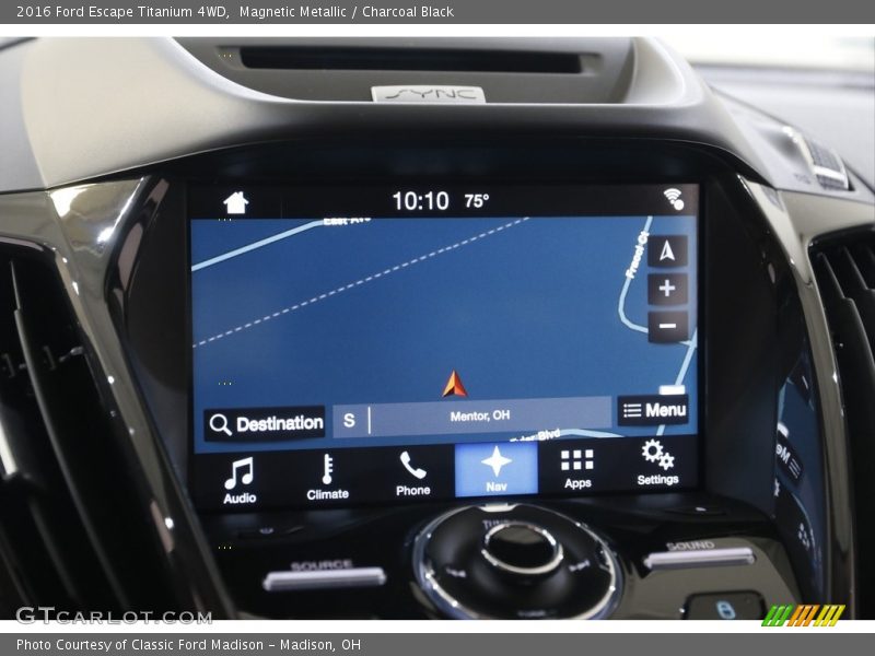 Magnetic Metallic / Charcoal Black 2016 Ford Escape Titanium 4WD