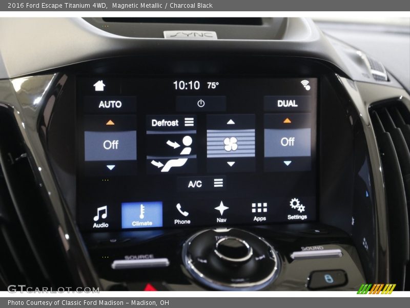 Magnetic Metallic / Charcoal Black 2016 Ford Escape Titanium 4WD