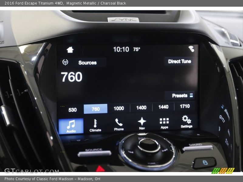 Magnetic Metallic / Charcoal Black 2016 Ford Escape Titanium 4WD