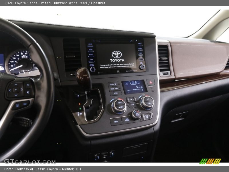 Blizzard White Pearl / Chestnut 2020 Toyota Sienna Limited
