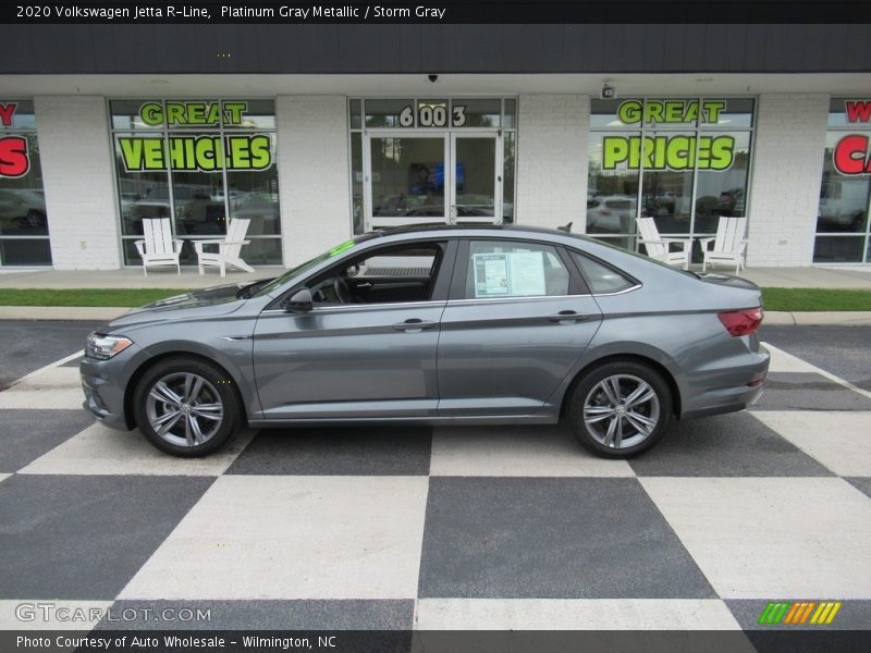 Platinum Gray Metallic / Storm Gray 2020 Volkswagen Jetta R-Line