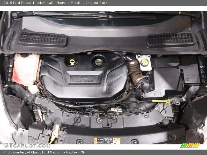 Magnetic Metallic / Charcoal Black 2016 Ford Escape Titanium 4WD
