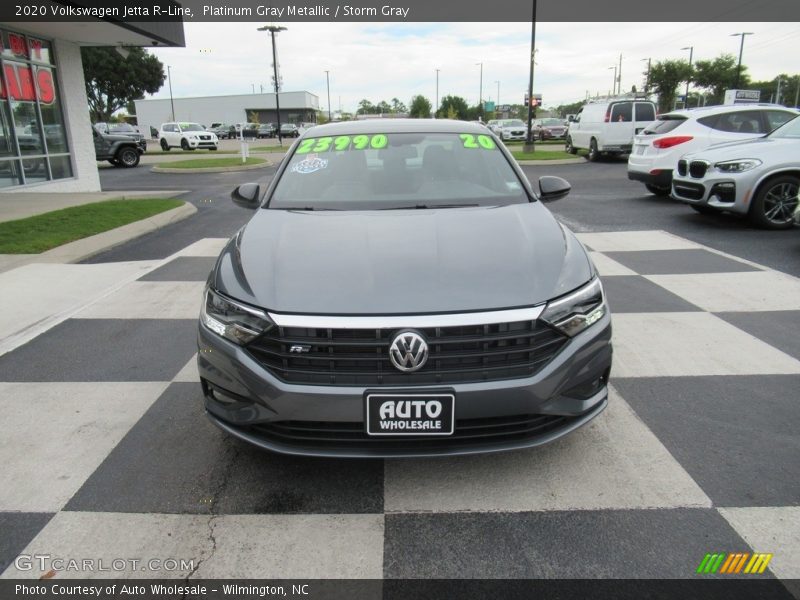 Platinum Gray Metallic / Storm Gray 2020 Volkswagen Jetta R-Line