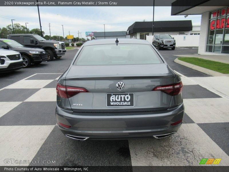 Platinum Gray Metallic / Storm Gray 2020 Volkswagen Jetta R-Line