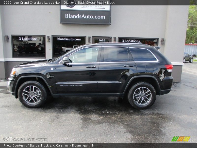 Diamond Black Crystal Pearl / Black 2020 Jeep Grand Cherokee Laredo 4x4