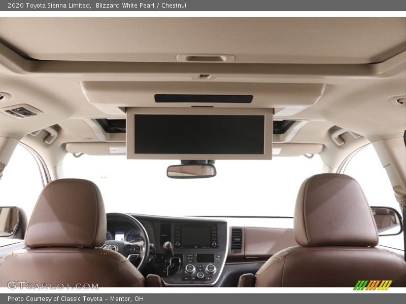 Blizzard White Pearl / Chestnut 2020 Toyota Sienna Limited